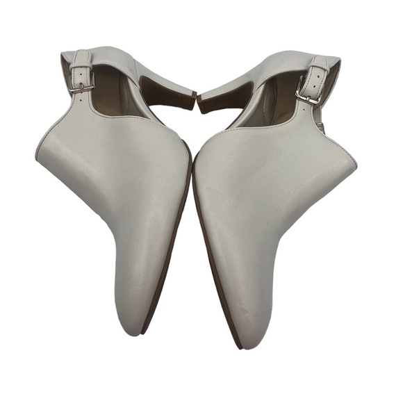 Bandolino White Wardell Pointed Closed Toe Heels Size 9 1/2 Women’s - Picture 7 of 11